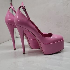 Paris Texas Nancy 130mm Platfom Pumps in Patent Leather Size 40